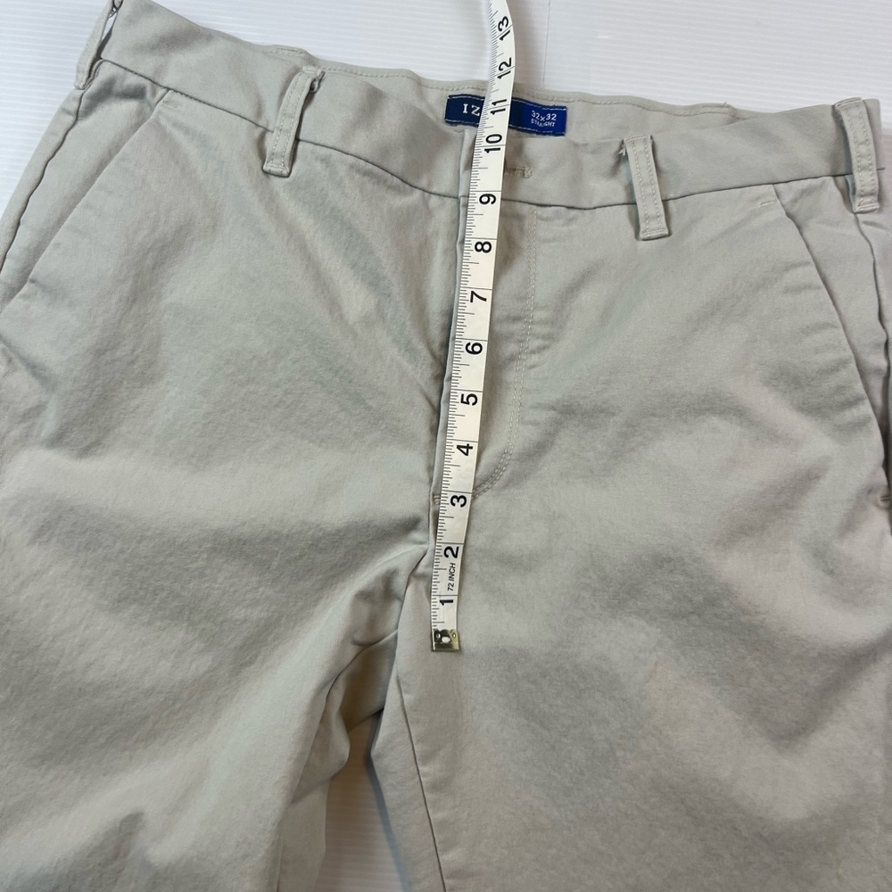 Izod Tan Chinos Classic Straight-Leg, Size 32 x 32 - Picture 10 of 13